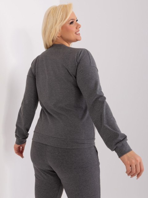 Bluzka RV-BZ-9259.97 ciemny szary Bluzka RV-BZ-9259.97 ciemny szary