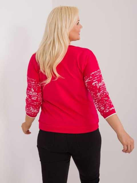 Bluzka RV-BZ-9442.27 czerwony Bluzka RV-BZ-9442.27 czerwony