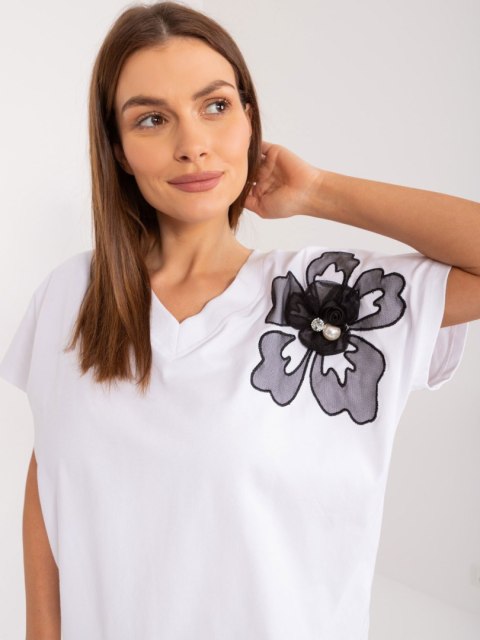 Bluzka RV-BZ-9665.56 biały L/XL Bluzka RV-BZ-9665.56 biały L/XL