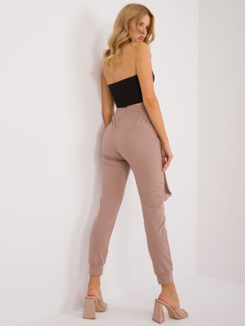 Spodnie dresowe RV-DR-9629.82 ciemny bezowy S/M Spodnie dresowe RV-DR-9629.82 ciemny bezowy S/M