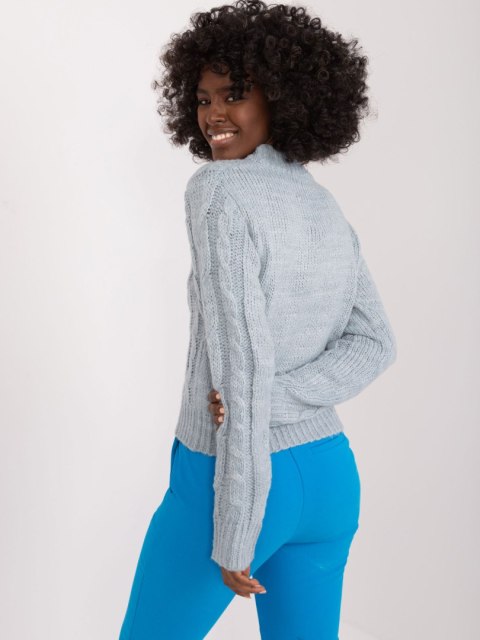 Sweter TW-SW-3001.05 mietowy XL Sweter TW-SW-3001.05 mietowy XL