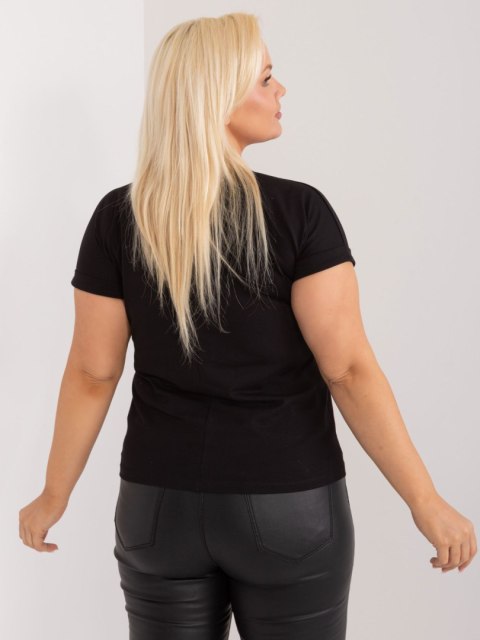 T-shirt RV-TS-9475.60 czarny T-shirt RV-TS-9475.60 czarny