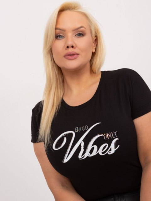 T-shirt RV-TS-9475.60 czarny T-shirt RV-TS-9475.60 czarny