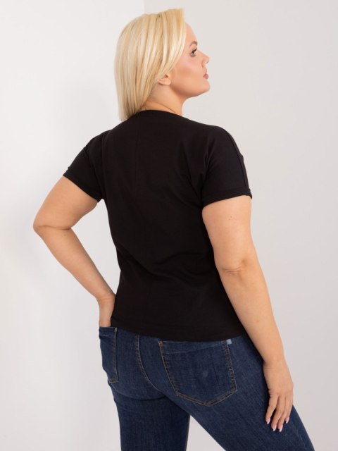T-shirt RV-TS-9478.60 czarny T-shirt RV-TS-9478.60 czarny