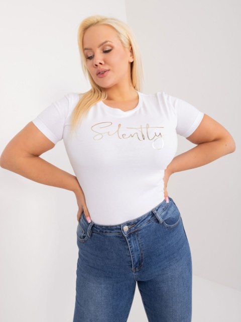 T-shirt RV-TS-9480.85 biały T-shirt RV-TS-9480.85 biały