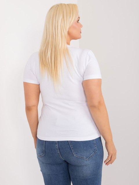 T-shirt RV-TS-9480.85 biały T-shirt RV-TS-9480.85 biały