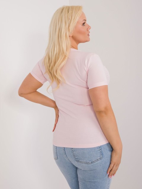T-shirt RV-TS-9481.60 jasny różowy
