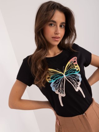 T-shirt RV-TS-9637.39 czarny L/XL