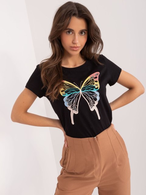 T-shirt RV-TS-9637.39 czarny L/XL T-shirt RV-TS-9637.39 czarny L/XL