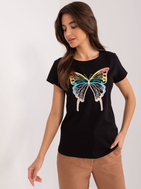 T-shirt RV-TS-9637.39 czarny L/XL T-shirt RV-TS-9637.39 czarny L/XL