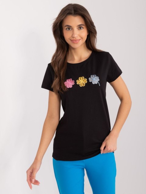 T-shirt RV-TS-9666.05X czarny L/XL T-shirt RV-TS-9666.05X czarny L/XL