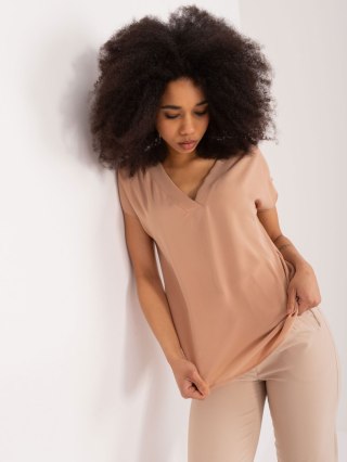 Bluzka RV-BZ-9645.29 camelowy L/XL