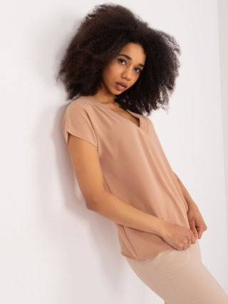 Bluzka RV-BZ-9645.29 camelowy L/XL