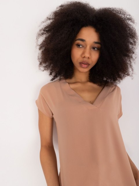 Bluzka RV-BZ-9645.29 camelowy L/XL Bluzka RV-BZ-9645.29 camelowy L/XL