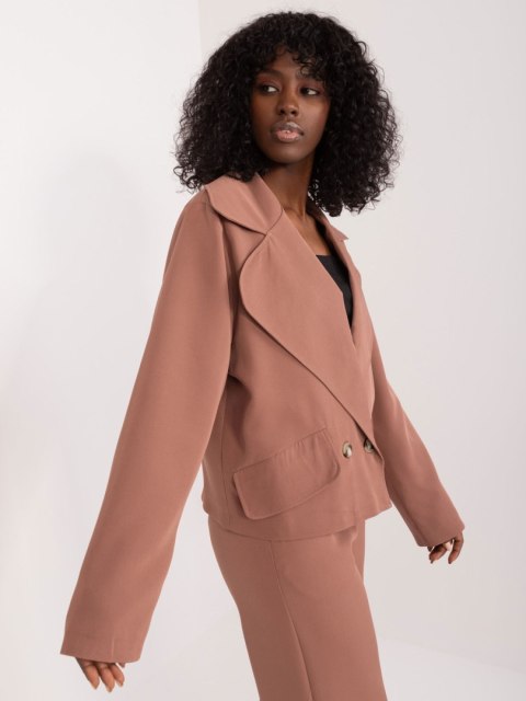 Marynarka LK-MA-509578.20 brązowy L/XL Marynarka LK-MA-509578.20 brązowy L/XL