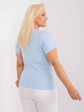 T-shirt RV-TS-9476.25 jasny niebieski