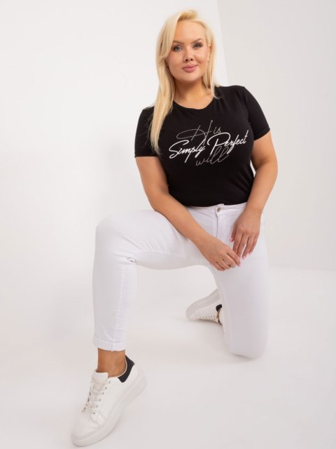 T-shirt RV-TS-9481.60 czarny T-shirt RV-TS-9481.60 czarny