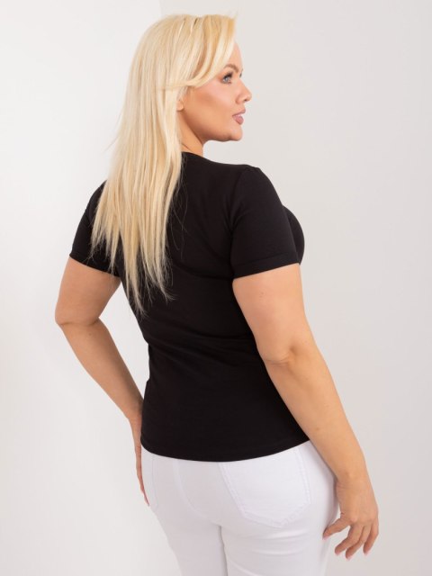 T-shirt RV-TS-9481.60 czarny T-shirt RV-TS-9481.60 czarny