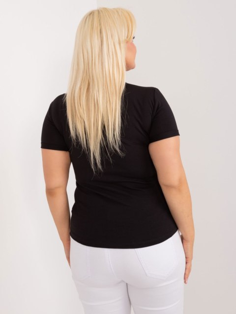 T-shirt RV-TS-9481.60 czarny T-shirt RV-TS-9481.60 czarny