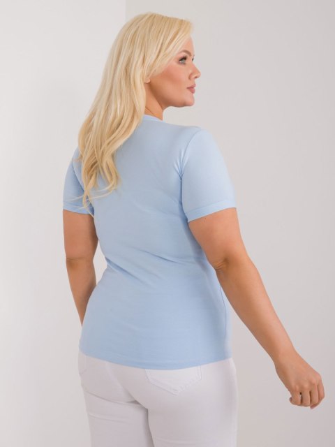 T-shirt RV-TS-9481.60 jasny niebieski