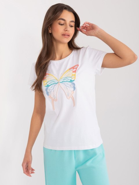 T-shirt RV-TS-9637.39 biały S/M T-shirt RV-TS-9637.39 biały S/M