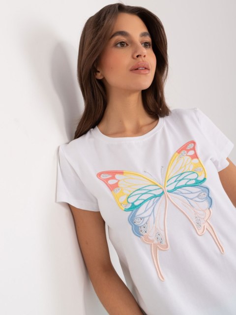 T-shirt RV-TS-9637.39 biały S/M T-shirt RV-TS-9637.39 biały S/M