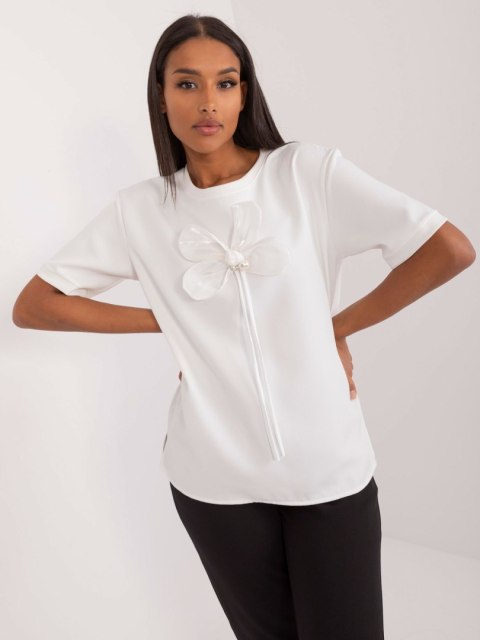 Bluzka LK-BZ-509621.81 ecru S/M Bluzka LK-BZ-509621.81 ecru S/M
