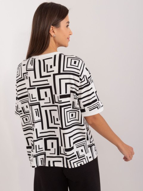 Bluzka LK-BZ-509697.27 ecru Bluzka LK-BZ-509697.27 ecru