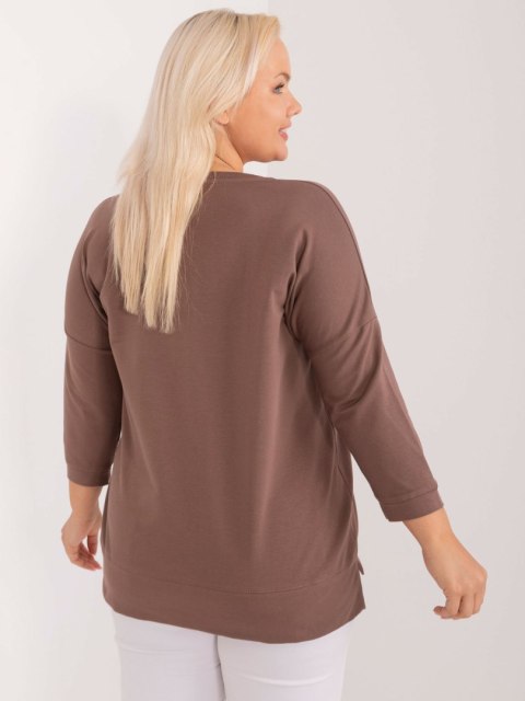 Bluzka RV-BZ-9221.95 brązowy Bluzka RV-BZ-9221.95 brązowy