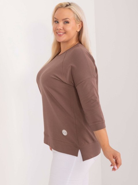 Bluzka RV-BZ-9221.95 brązowy Bluzka RV-BZ-9221.95 brązowy