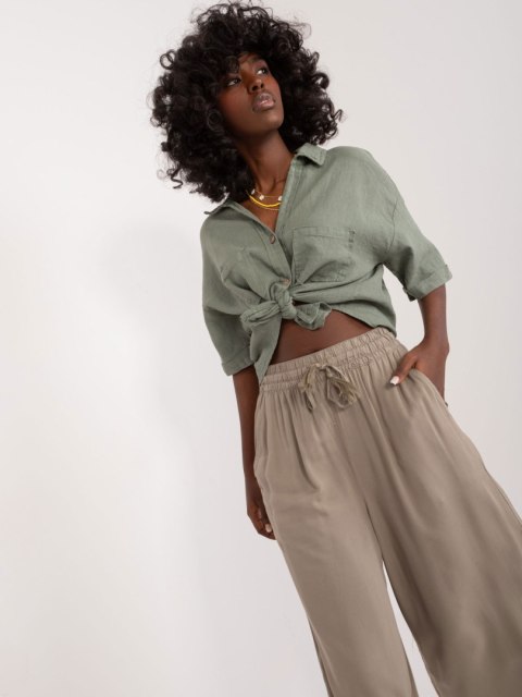 Spodnie D73761M62237E khaki M