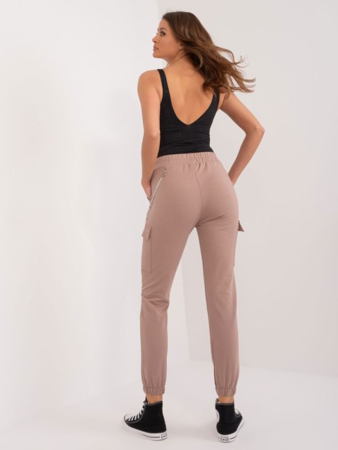 Spodnie dresowe RV-DR-9604.27 ciemny bezowy L/XL Spodnie dresowe RV-DR-9604.27 ciemny bezowy L/XL
