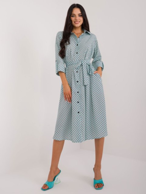 Sukienka LK-SK-509673.13 mietowy S/M Sukienka LK-SK-509673.13 mietowy S/M