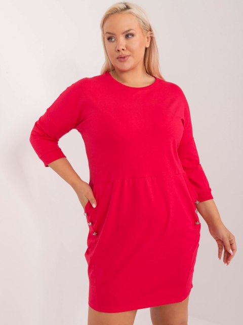 Sukienka RV-SK-9390.32 czerwony Sukienka RV-SK-9390.32 czerwony