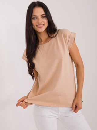 T-shirt RV-TS-4833.41X camelowy M