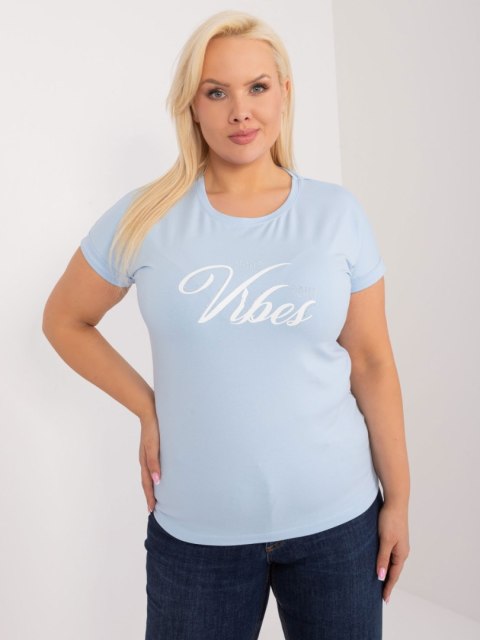 T-shirt RV-TS-9475.60 jasny niebieski T-shirt RV-TS-9475.60 jasny niebieski