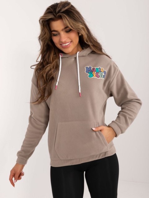 Bluza D20005M02679A ciemny bezowy M