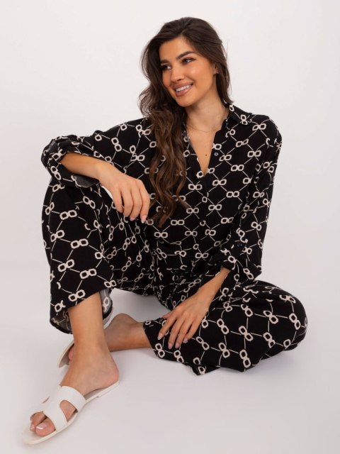 Komplet LK-KMPL-509644-1.41X czarno-beżowy S/M Komplet LK-KMPL-509644-1.41X czarno-beżowy S/M