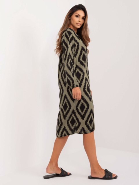 Sukienka D73771M30427B khaki S
