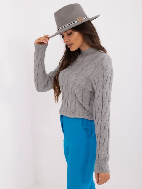 Sweter AT-SW-2235.00P szary Sweter AT-SW-2235.00P szary