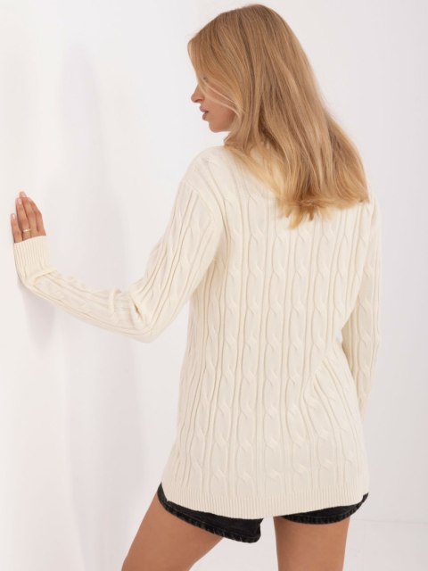 Sweter AT-SW-2343.88 ecru Sweter AT-SW-2343.88 ecru