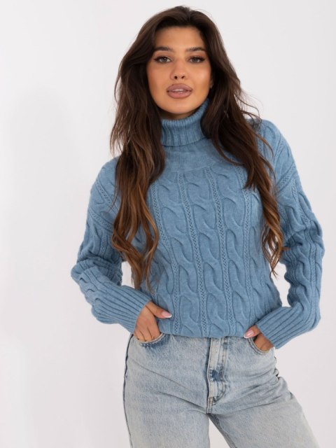 Sweter AT-SW-23445.00 niebieski Sweter AT-SW-23445.00 niebieski