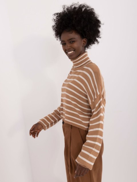 Sweter BA-SW-0529.22 camelowy Sweter BA-SW-0529.22 camelowy