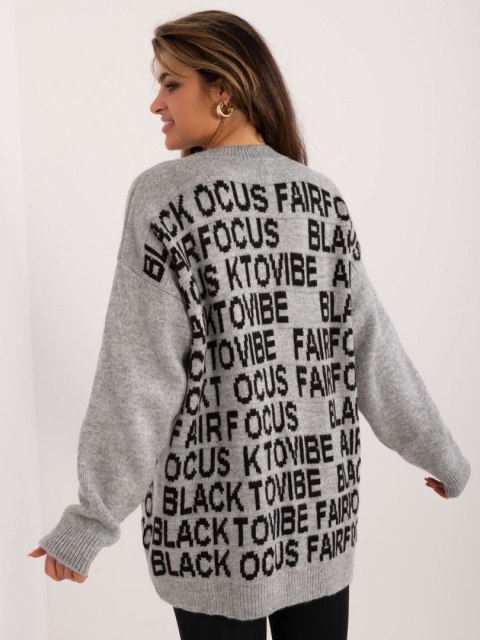 Sweter BA-SW-0546.07 szary Sweter BA-SW-0546.07 szary