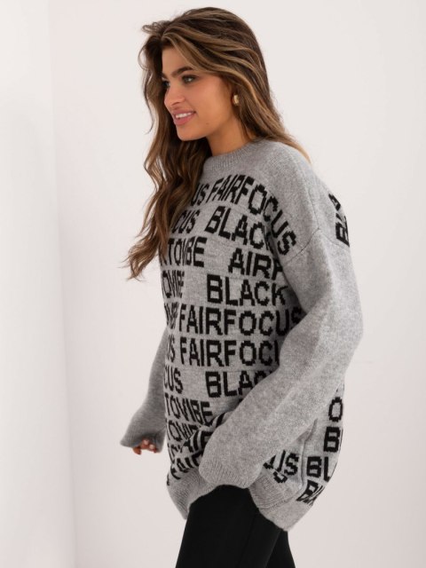 Sweter BA-SW-0546.07 szary Sweter BA-SW-0546.07 szary