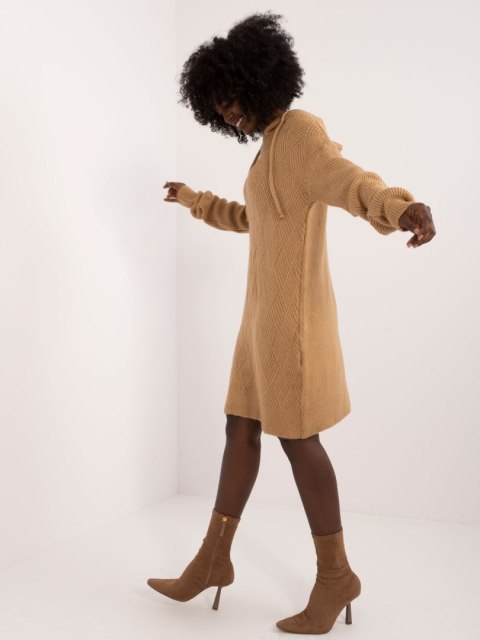 Sweter BA-SW-0582.27 camelowy Sweter BA-SW-0582.27 camelowy