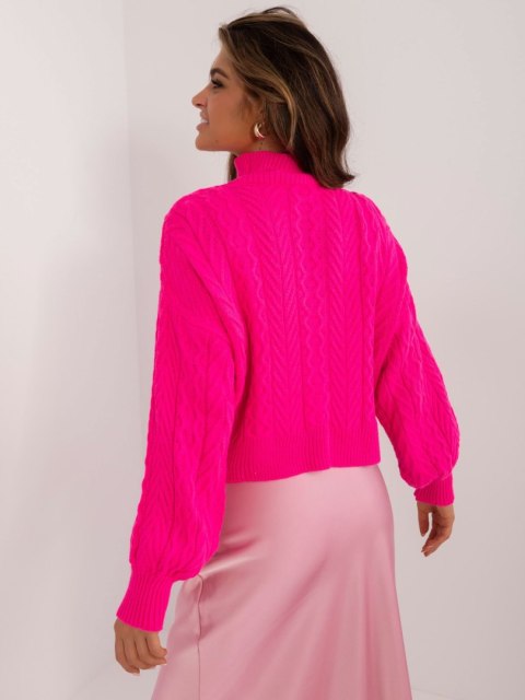 Sweter BA-SW-0827.25 fluo różowy Sweter BA-SW-0827.25 fluo różowy