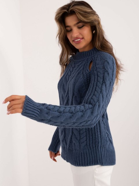 Sweter BA-SW-1560.19 ciemny niebieski Sweter BA-SW-1560.19 ciemny niebieski