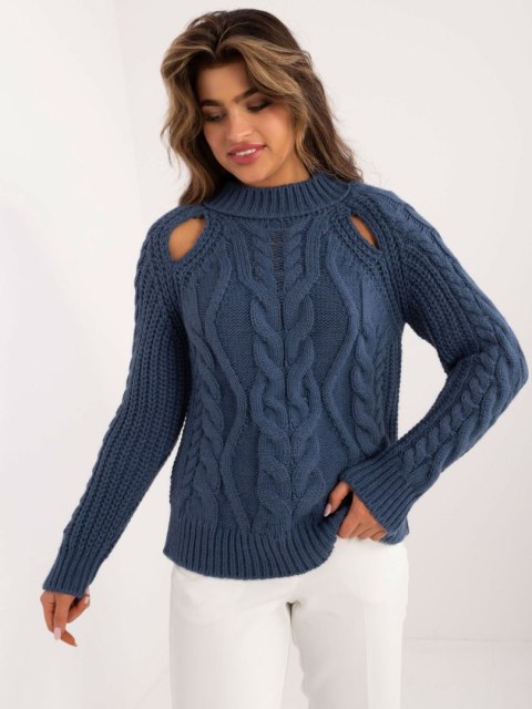 Sweter BA-SW-1560.19 ciemny niebieski Sweter BA-SW-1560.19 ciemny niebieski