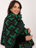 Szalik AT-SZ-23158.32 czarno-zielony